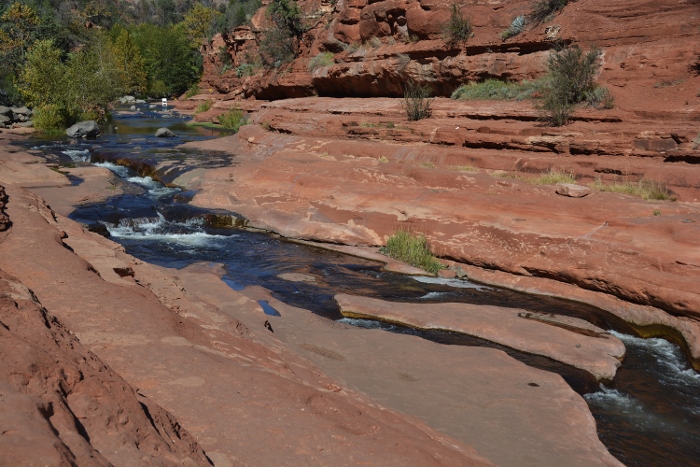 the Oak Creek meandering through Slide Rock State Park